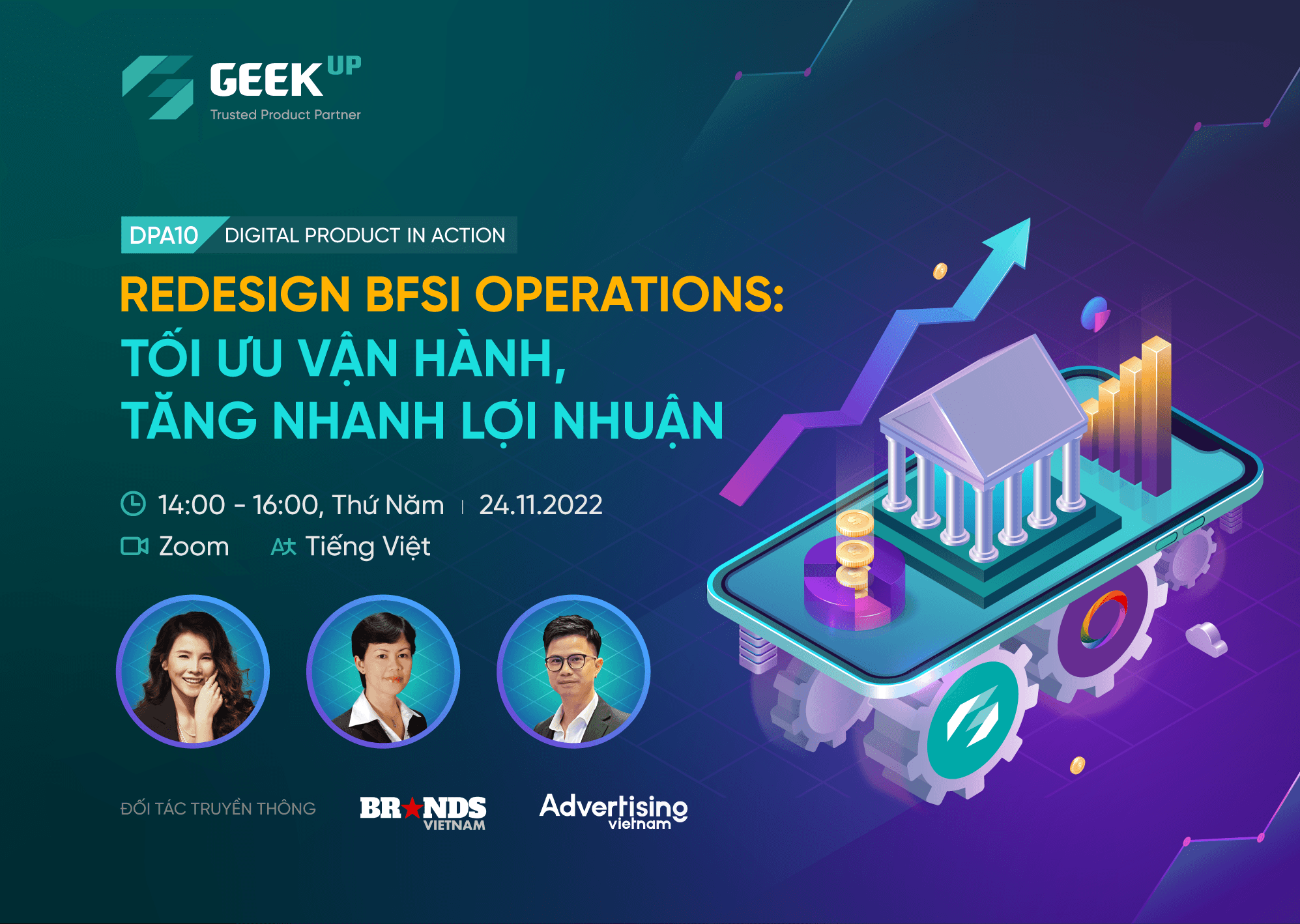 Redesign BFSI Operations: Tối ưu vận hành, tăng nhanh lợi nhuận banner